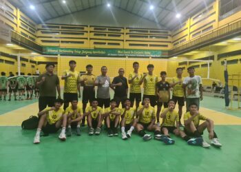 Semangat Juang Tak Pernah Padam, Tim Popda Voli Putra Kabupaten Bekasi Tumbangkan Trivolley dalam Try Out Sengit
