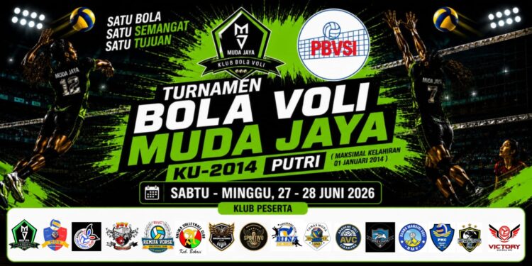 Muda Jaya Cup KU 2014 Jadi Ajang Pembinaan Atlet Usia Dini, 16 Klub Voli Ramaikan Persaingan di Cikarang Selatan