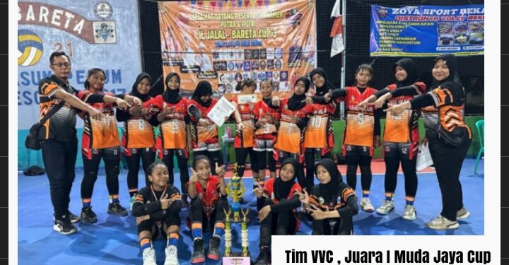 VVC Kabupaten Bekasi Panen Prestasi, Tiga Gelar Juara dalam Sepekan Jadi Bukti Sukses Pembinaan Atlet Muda