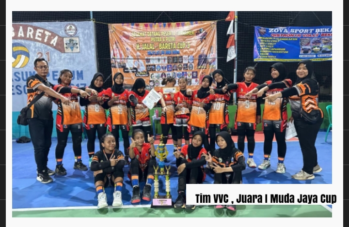 VVC Kabupaten Bekasi Panen Prestasi, Tiga Gelar Juara dalam Sepekan Jadi Bukti Sukses Pembinaan Atlet Muda