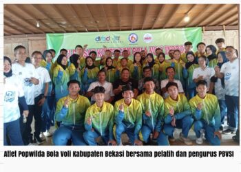 Juara Bertahan Bidik Prestasi Gemilang, Atlet Voli Kabupaten Bekasi Dilepas Menuju Popwilda Jabar 2026