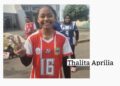 Thalita Aprilia, Libero Mungil dengan Mental Baja Penjaga Pertahanan Kabupaten Bekasi
