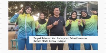 Empat Srikandi  Voli Menutup Perjalanan dengan Emas, Refa, Anita Bilqis, Fidel, dan Quin Tinggalkan Warisan Juara untuk Kabupaten Bekasi