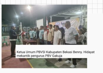 Gakuja Lahir, Menyatukan Kekuatan Demi Mencetak Generasi Juara Voli Kabupaten Bekasi