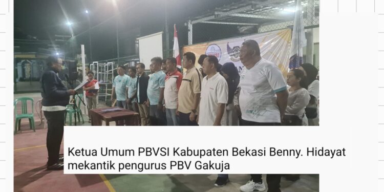Gakuja Lahir, Menyatukan Kekuatan Demi Mencetak Generasi Juara Voli Kabupaten Bekasi