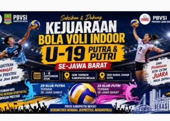 Kabupaten Bekasi Kembali Jadi Panggung Bergengsi Voli Jawa Barat, Gelar Kejuaraan Antar Klub U-19