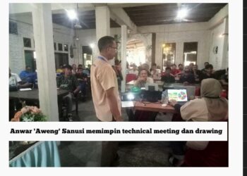 Technical Meeting dan Drawing Pool Kejuaraan Bola Voli Indoor Antar Klub Se-Jawa Barat Digelar